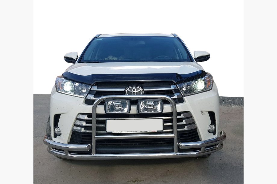 Toyota Highlander 2013–2019 Bullbar WT-Special (RVS) Image