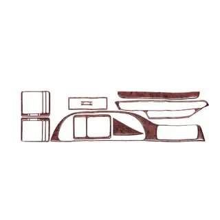 Dashboard sierlijsten (Meric) Fiat Scudo 1996–2007 foto 2