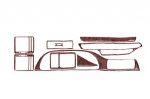 Citroen Jumpy 1996–2007 Dashboard sierlijsten (Meric) foto 2