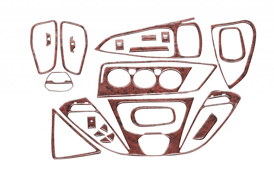 Ford Custom 2013–2022 Dashboard sierlijsten Aluminium Image