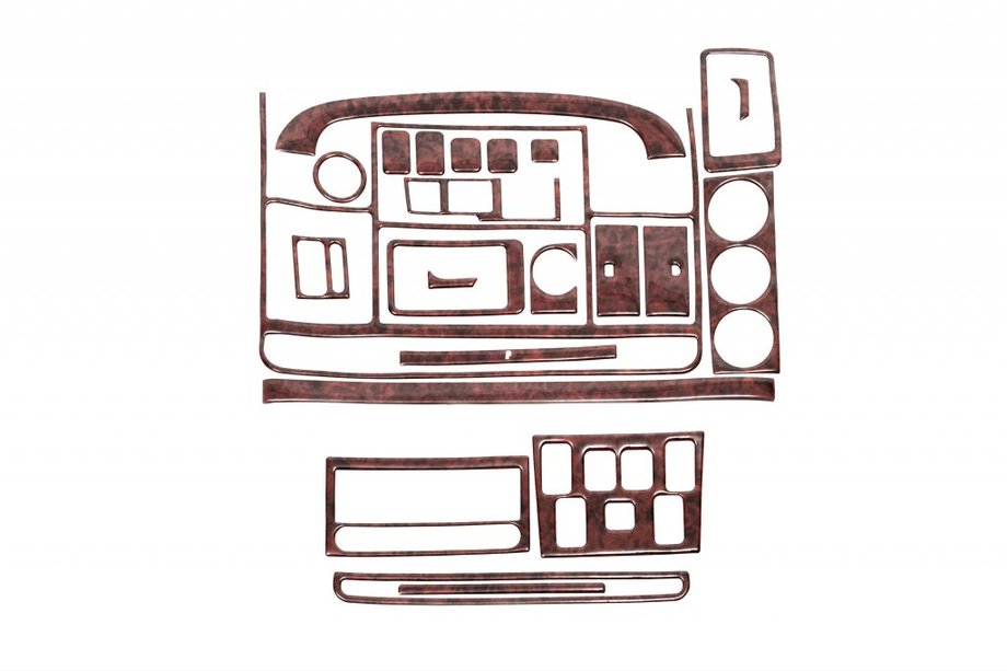 Land Rover Discovery II 1998–2004 Dashboard sierlijsten Aluminium Image