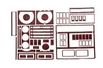 MAN F2000 1994–2001 Dashboard panelen 1995-1999 (houtlook) foto 1