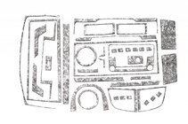 Volkswagen T6 2015–2024 Dashboardafdekkingen (2015-2019) foto 2