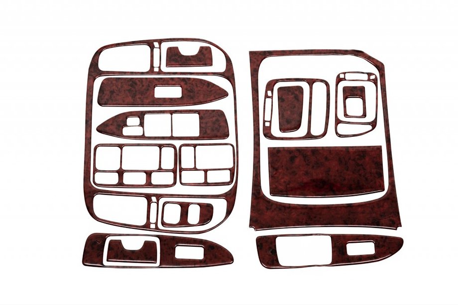 Toyota Land Cruiser 100 1998–2007 Dashboard sierlijsten Aluminium Image