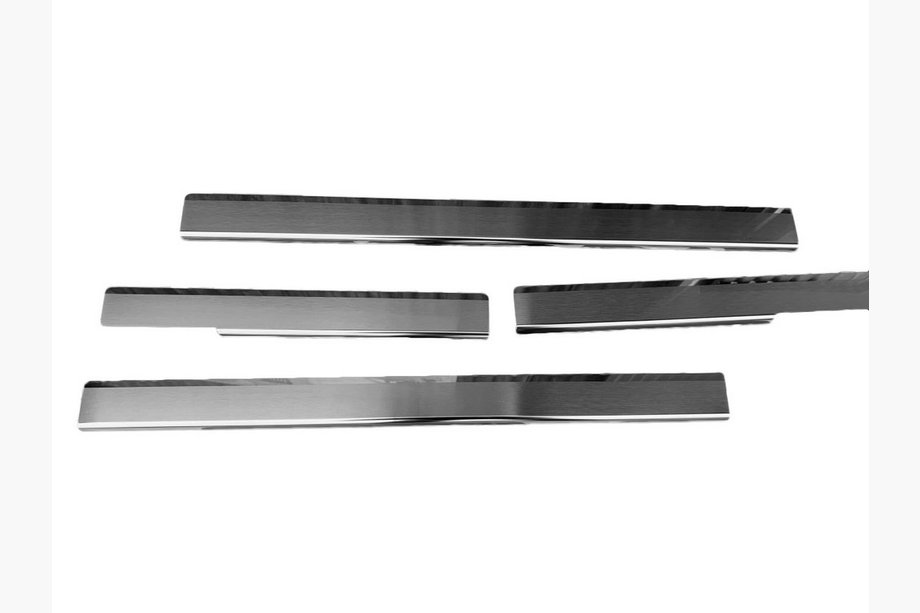 Toyota Land Cruiser Prado 120 2002–2009 Nataniko RVS dorpellijsten (set van 4) Premium - 3M tape, 0,8 mm Image