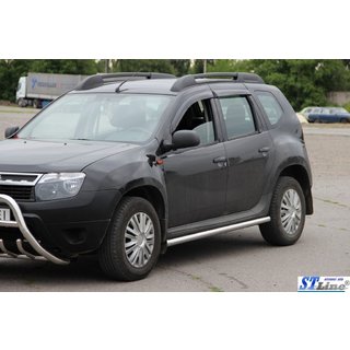 Sidebars (2 stuks, RVS) Dacia Duster 2008–2018 foto 2