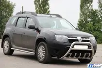 Renault Duster 2008–2017 Zijbuizen zonder inzetstukken (2 st., RVS) foto 3