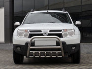 Dacia Duster 2008–2018 Bullbar zonder opschrift QT006 (RVS) foto 1