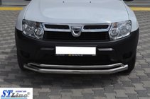Dacia Duster 2008–2018 Frontbescherming ST017 (RVS) foto 5
