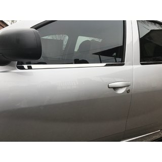 Raamomlijsting (4 stuks, RVS) Renault Duster 2008–2017 foto 2