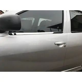 Raamomlijsting (4 stuks, RVS) Dacia Duster 2008–2018 foto 3