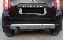 Dacia Duster 2008–2018 Achterbumper beschermlijst (ABS, grijs) foto 1