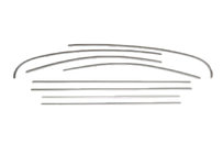 Renault Fluence 2009–2016 Raamomlijsting sierstripset OmsaLine (8 stuks, RVS) foto 1