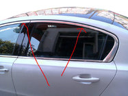 Peugeot 508 2010–2018 Bovenste raamlijsten (Sedan, RVS) foto 1