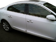 Renault Fluence 2009–2016 Bovenste raamomlijsting (4 stuks, RVS) foto 1