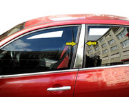 Renault Megane II 2004–2009 B-stijl covers (2-delig, RVS) foto 1