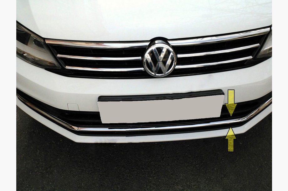 Volkswagen Jetta 2011–2018 RVS sierlijsten voor bumpergrille 2014-2018 Carmos Image