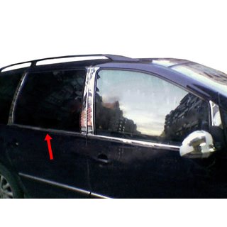 Raamomlijsting (4-delig, RVS) Seat Alhambra 1996–2010 foto 4