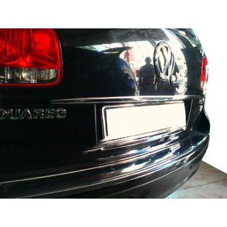 Chromen sierlijst boven de kentekenplaat (RVS) Volkswagen Touareg 2002–2010 foto 1