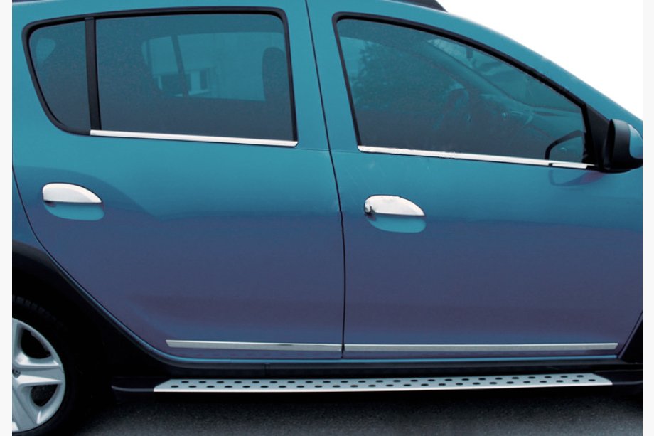 Dacia Logan II 2013–2022 RVS deurgreep covers (4 stuks) Image