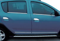 Dacia Logan II 2013–2022 RVS deurgreep covers (4 stuks) foto 1
