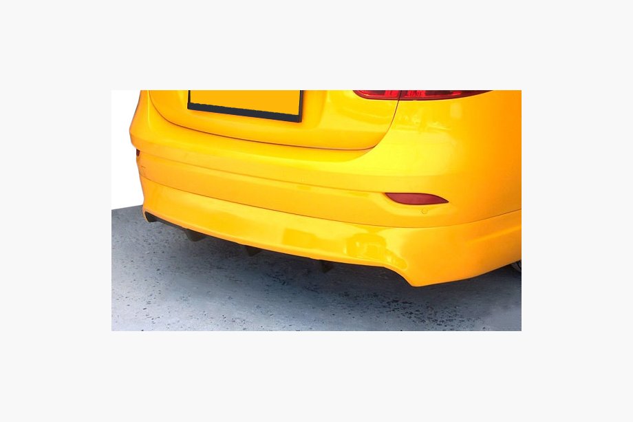 Renault Fluence 2009–2016 Achterste onderste diffuserlijst (spuitklaar) Foto 1