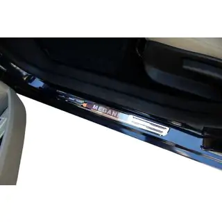 Draadloze instaplijsten met verlichting (set 2 st., RVS) Renault Megane I 1996–2004