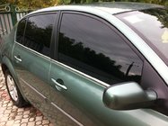 Renault Megane II 2004–2009 Buiten raamomlijsting set (4-delig, RVS) HB, Carmos - Turks staal foto 2