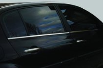 Renault Megane II 2004–2009 Buiten raamomlijsting set (4-delig, RVS) HB, Carmos - Turks staal foto 4