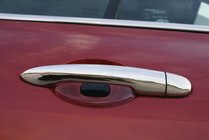 Renault Modus 2005–2012 Deurgreep covers (set 4 stuks, RVS) Carmos - Turks staal foto 1