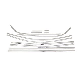 Complete raamomlijsting set (HB, 12-delig, RVS) foto 2