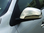 Renault Fluence 2009–2016 RVS spiegelkappen (2 stuks) Carmos - Turks staal foto 2