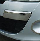 Renault Megane III 2009–2016 RVS hoekbeschermers voor de voorbumper 2008-2011 foto 2