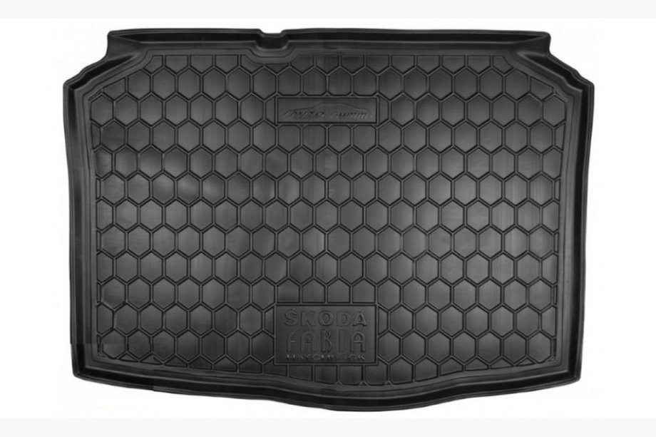 Skoda Fabia 2007–2014 Kofferbakmat HB (Autogumm, rubber) Image