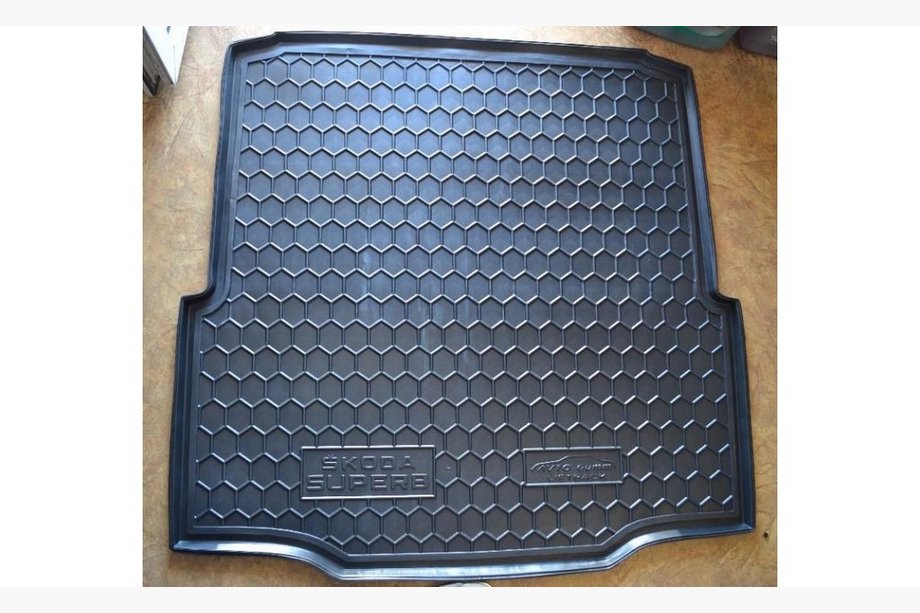 Skoda Superb 2009–2015 Kofferbakmat Liftback (Autogumm, kunststof) Image
