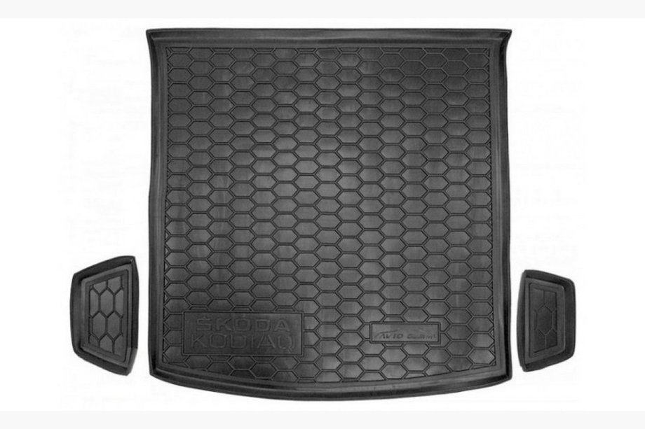 Skoda Kodiaq 2016–2023 Kofferbakmat 5-zits (Autogumm, kunststof) Image
