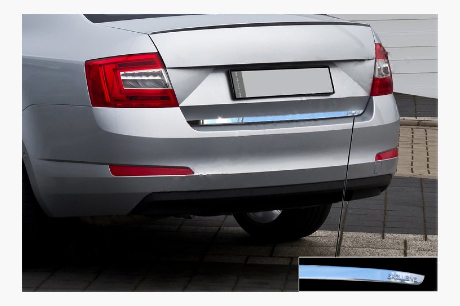 Skoda Octavia III A7 2013–2019 Kofferbakrand (RVS) Carmos - Turks staal Image