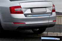 Skoda Octavia III A7 2013–2019 Kofferbakrand (RVS) Carmos - Turks staal foto 1