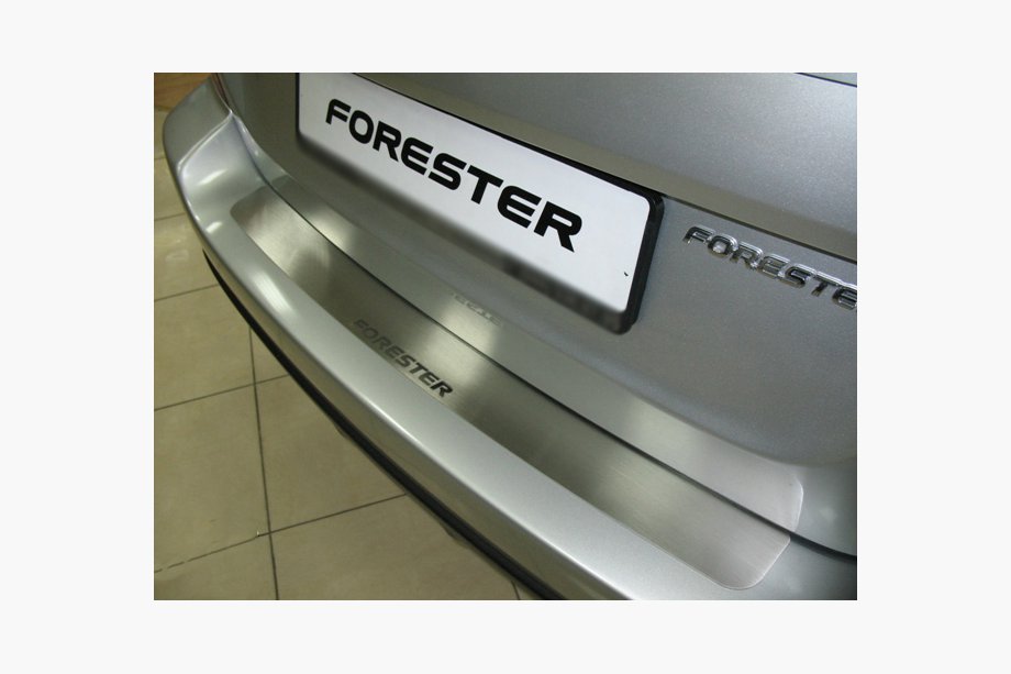 Subaru Forester 2008–2013 RVS achterbumper beschermplaat NataNika Image