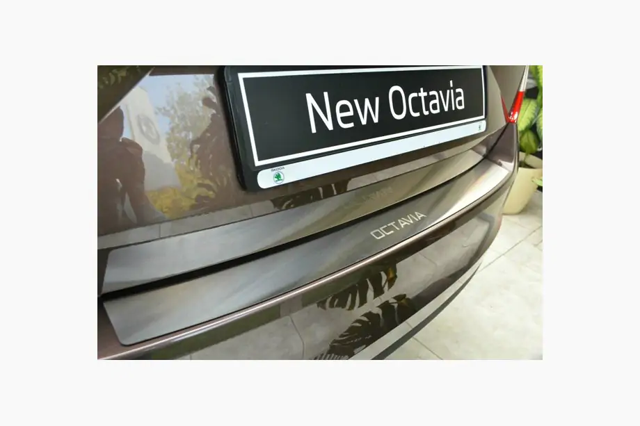 Skoda Octavia III A7 2013–2019 Nataniko RVS achterbumper beschermlijst Image