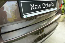 Skoda Octavia III A7 2013–2019 Nataniko RVS achterbumper beschermlijst foto 1