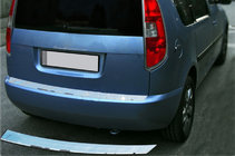 Renault Lodgy 2013–2022 OmsaLine RVS achterbumperbeschermer foto 1