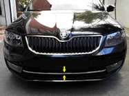 Skoda Octavia III A7 2013–2019 RVS beschermstrip voorbumper 13-17 foto 2