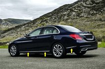 Mercedes C-klasse W205 2014–2021 RVS sierlijst covers V1 foto 1