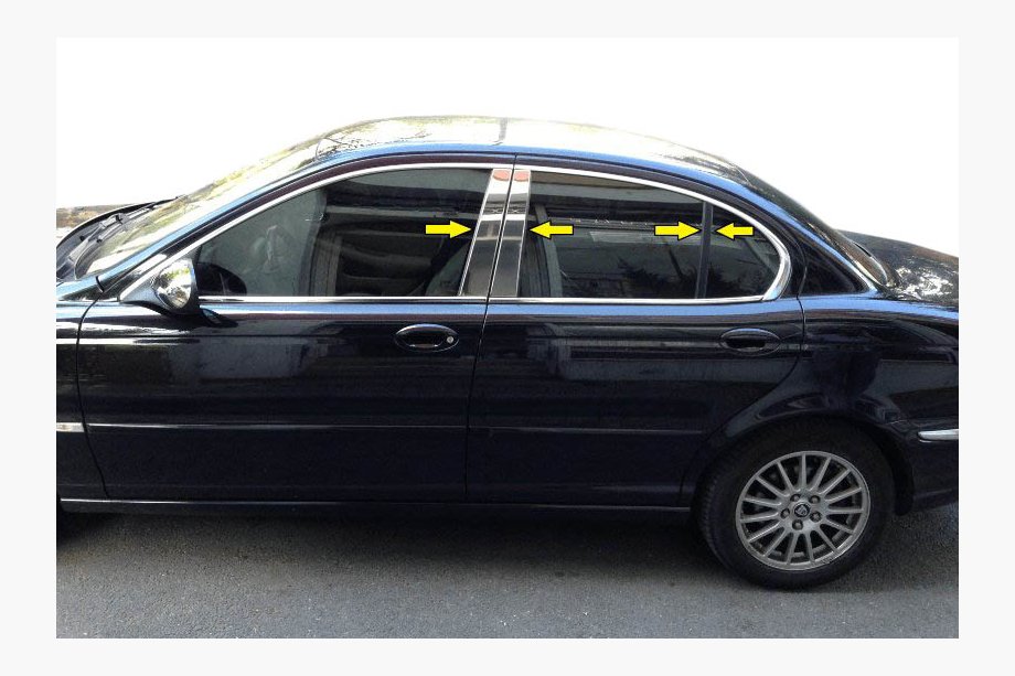 Jaguar X-Type 2001–2009 RVS stijlbekleding Image