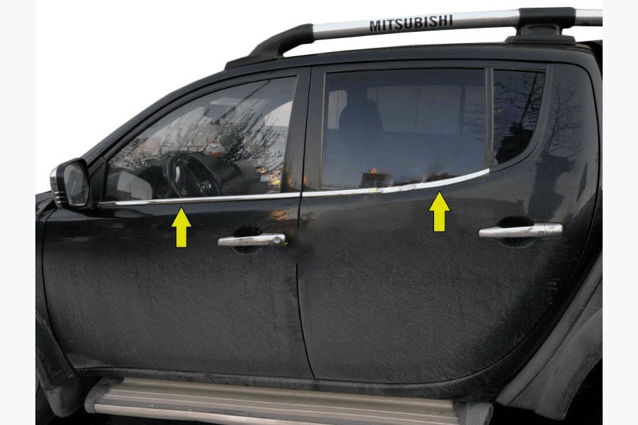 Fiat Fullback 2016– Onderste raamomlijsting (RVS) Image