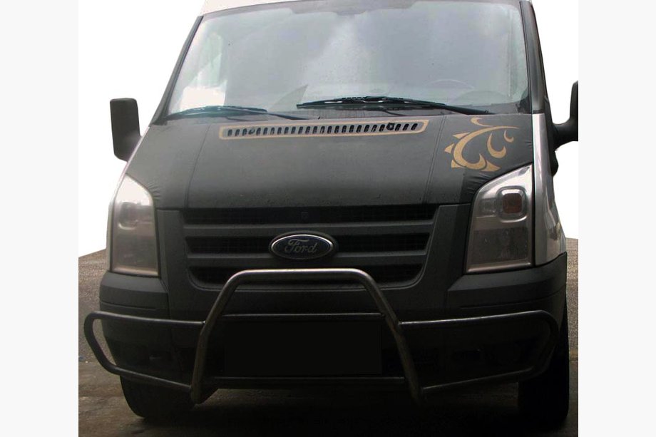 Ford Transit 2000–2014 RVS bullbar met zijbeugels WT021 (2006-2014) Image