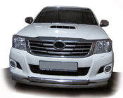 Toyota Hilux 2006–2015 Voorbescherming ST014-1 (RVS) foto 1