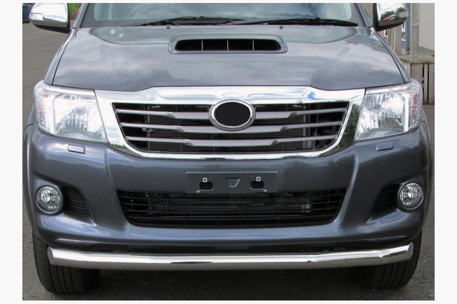 Toyota Hilux 2006–2015 Frontbescherming ST008 (RVS) Image