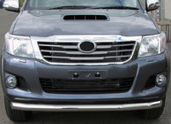 Toyota Hilux 2006–2015 Frontbescherming ST008 (RVS) foto 1
